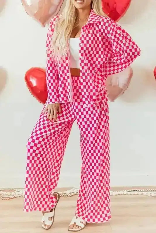 Pajama Sets Plaid Perfection Pajama Set