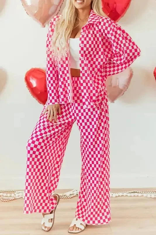 Pajama Sets Plaid Perfection Pajama Set