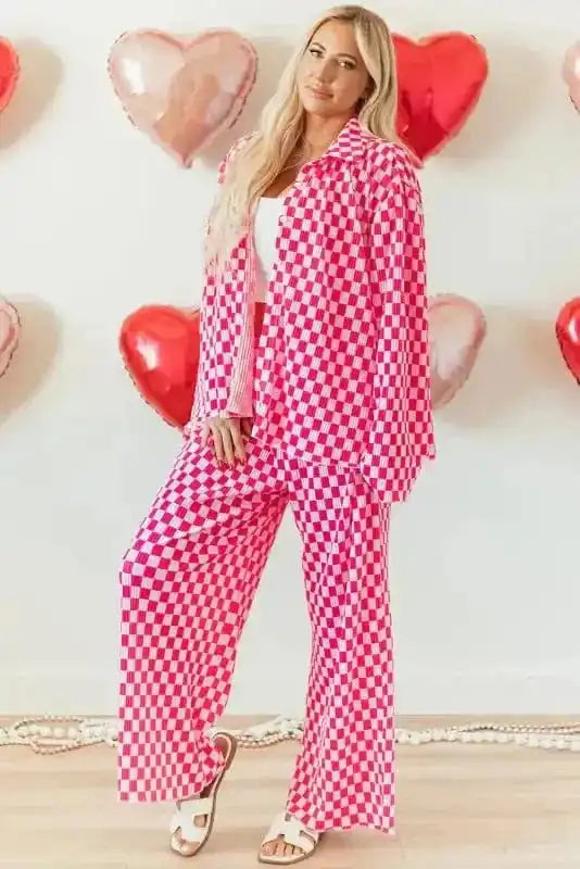 Pajama Sets Plaid Perfection Pajama Set