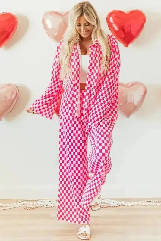 Pajama Sets Plaid Perfection Pajama Set