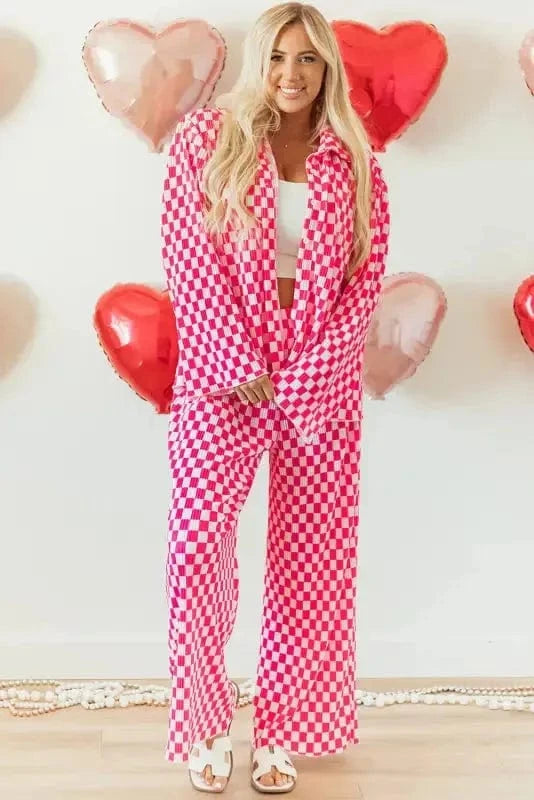 Pajama Sets Plaid Perfection Pajama Set
