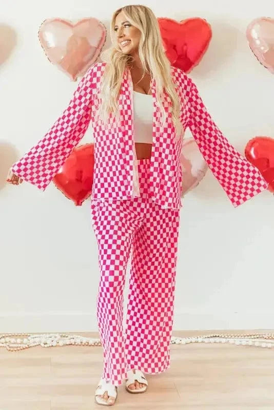 Pajama Sets Plaid Perfection Pajama Set
