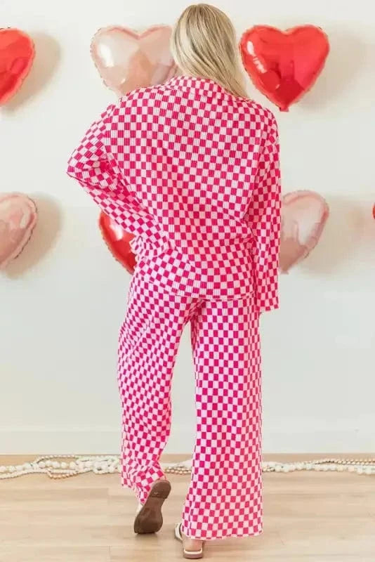 Pajama Sets Plaid Perfection Pajama Set