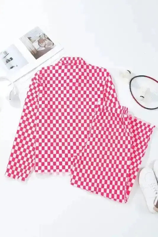 Pajama Sets Plaid Perfection Pajama Set