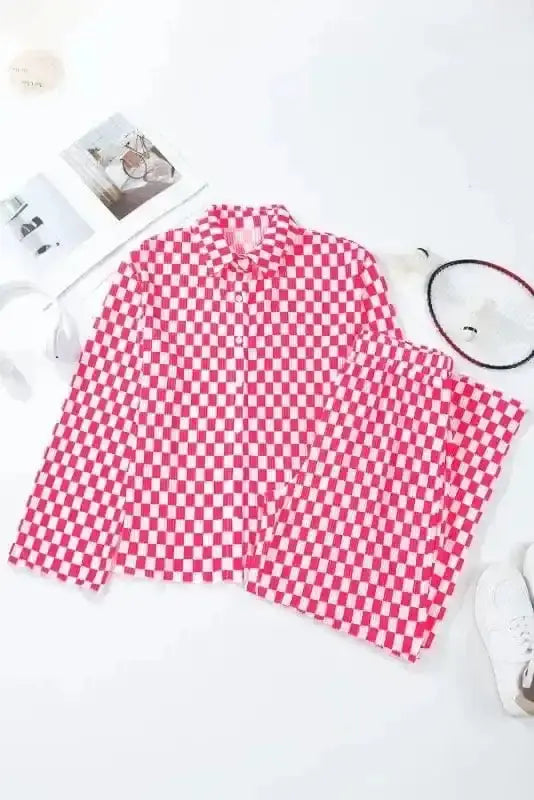 Pajama Sets Plaid Perfection Pajama Set