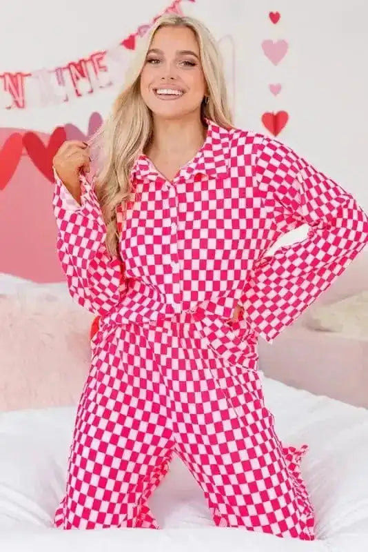 Pajama Sets Plaid Perfection Pajama Set