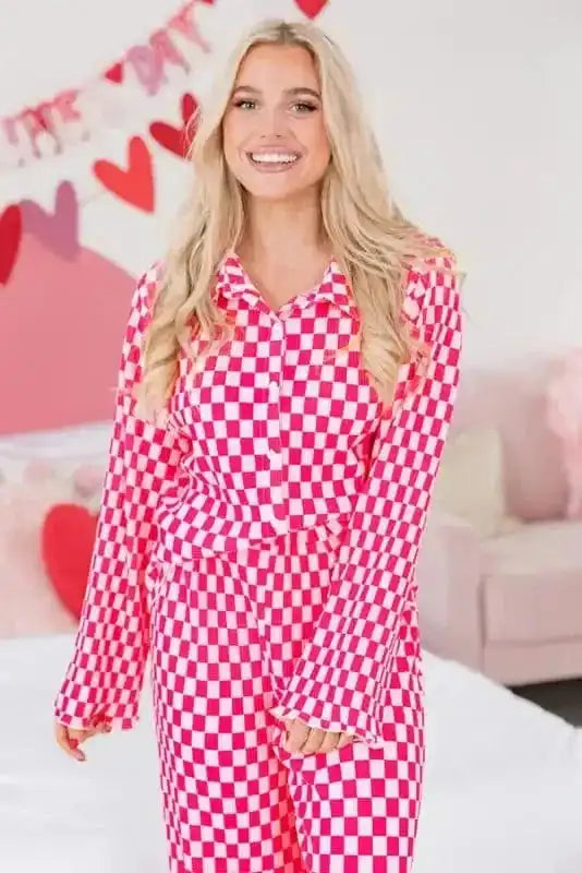 Pajama Sets Plaid Perfection Pajama Set