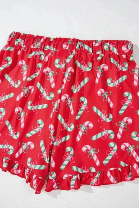 Pajama Sets Silent Night Candy Stripe Pajama Set