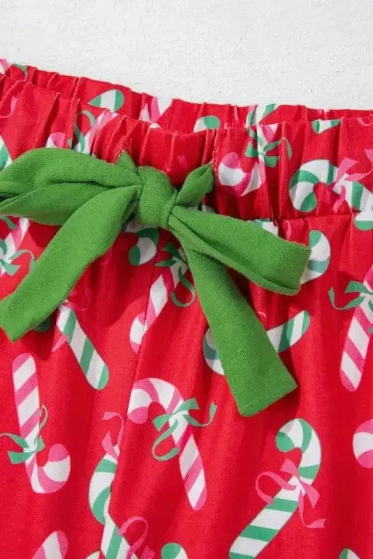 Pajama Sets Silent Night Candy Stripe Pajama Set