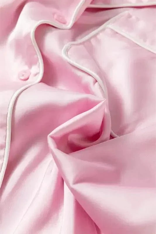 Pajama Sets Twilight Ties Satin Lounging Set