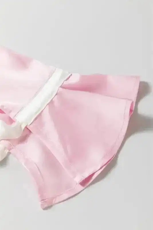 Pajama Sets Twilight Ties Satin Lounging Set