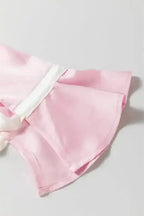 Pajama Sets Twilight Ties Satin Lounging Set