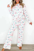 Pajama Sets White / S / 95%Polyester+5%Elastane Santa's Secret Lounging Outfit