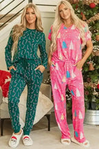 Pajama Sets Yuletide Candy Loungewear Set