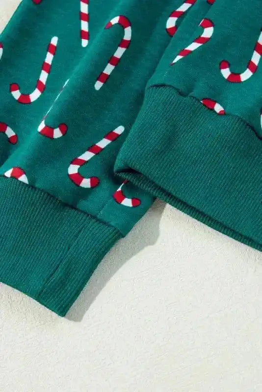 Pajama Sets Yuletide Candy Loungewear Set