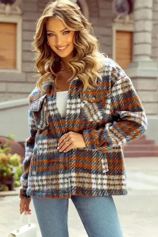 Plaid Shackets Lumber Luxe Shacket