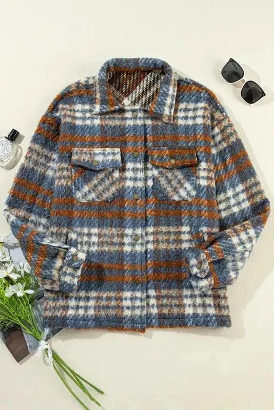 Plaid Shackets Lumber Luxe Shacket