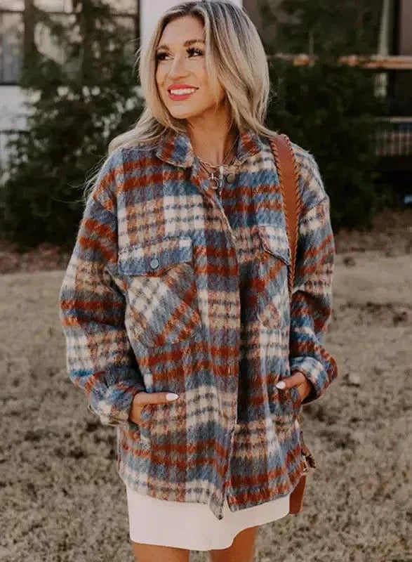 Plaid Shackets Lumber Luxe Shacket