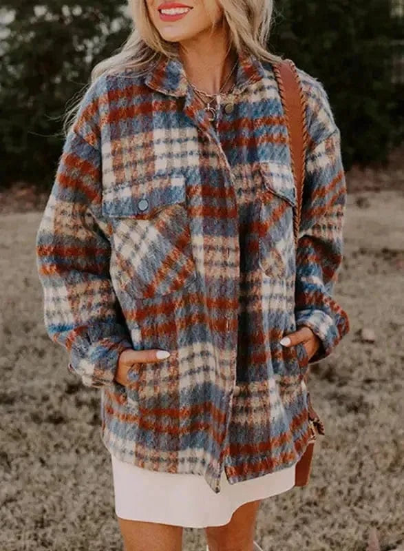 Plaid Shackets Lumber Luxe Shacket