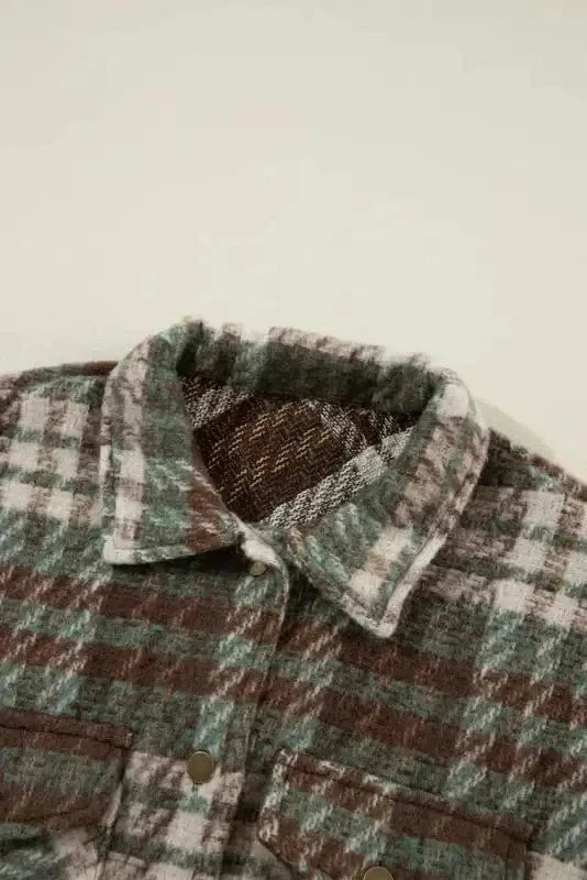 Plaid Shackets Lumber Luxe Shacket