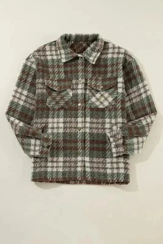 Plaid Shackets Lumber Luxe Shacket