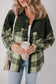Plaid Shackets Olive Outland Plaid Shacket