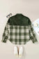 Plaid Shackets Olive Outland Plaid Shacket