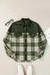 Plaid Shackets Olive Outland Plaid Shacket