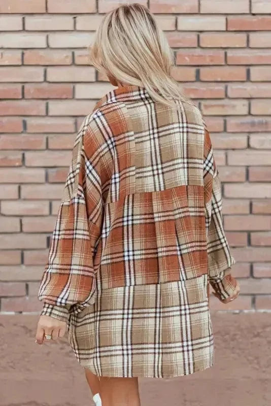Plaid Shackets Plaid Pizzazz High Low Shacket