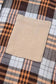 Plaid Shackets Thermal Plaid Patchwork Shacket