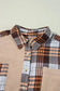 Plaid Shackets Thermal Plaid Patchwork Shacket