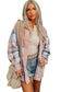 Plaid Shackets Urban Patch Plaid Shacket