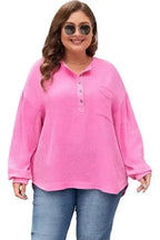 Plus Size Blouses Buttoned Beauty Plus Blouse