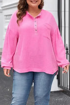Plus Size Blouses Buttoned Beauty Plus Blouse