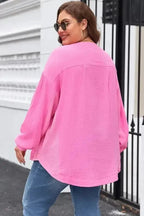 Plus Size Blouses Buttoned Beauty Plus Blouse