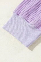 Plus Size Blouses Cozy Comfort Waffle Knit Top