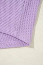 Plus Size Blouses Cozy Comfort Waffle Knit Top