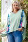 Plus Size Blouses Curvy Petal Patchwork Blouse