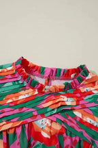 Plus Size Blouses Floral Elegance Plus Blouse