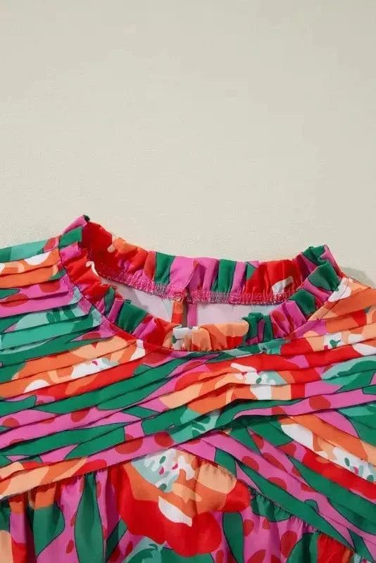 Plus Size Blouses Floral Elegance Plus Blouse