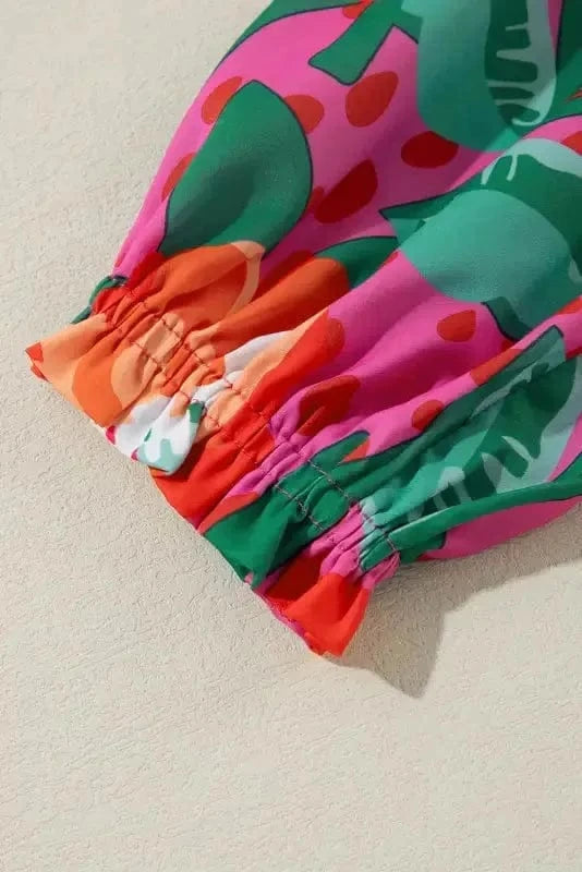 Plus Size Blouses Floral Elegance Plus Blouse