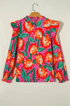 Plus Size Blouses Floral Elegance Plus Blouse