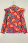 Plus Size Blouses Floral Elegance Plus Blouse