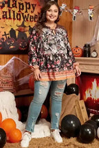 Plus Size Blouses Paisley Charm Plus Size V-Neck Blouse
