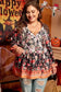 Plus Size Blouses Paisley Charm Plus Size V-Neck Blouse