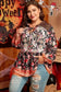 Plus Size Blouses Paisley Charm Plus Size V-Neck Blouse