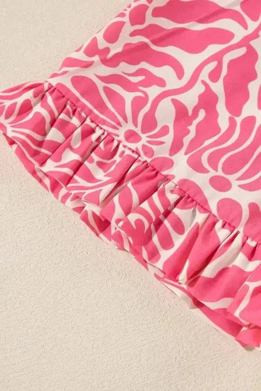 Plus Size Blouses Peony Puff Plus Top