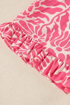 Plus Size Blouses Peony Puff Plus Top