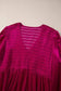 Plus Size Dresses Shirred Velvet Maxi Dress