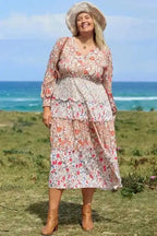 Plus Size Maxi Dresses Autumn Elegance Maxi Dress